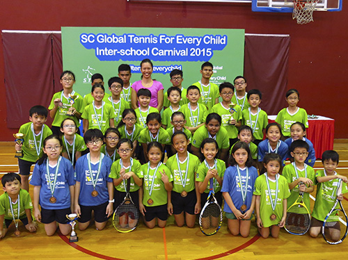 The first Tennis For Every Child Inter - School Tennis Carnival