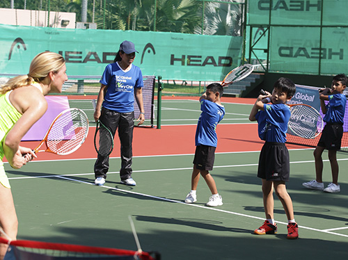 Tennis Clinic with former World No.19 WTA Player Yayuk Basuki
