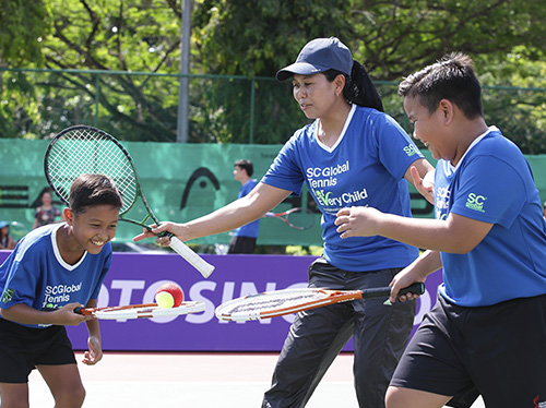 Tennis Clinic with former World No.19 WTA Player Yayuk Basuki